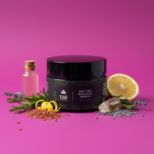 Bhutan Red Rice Scrub - Dusk Sky