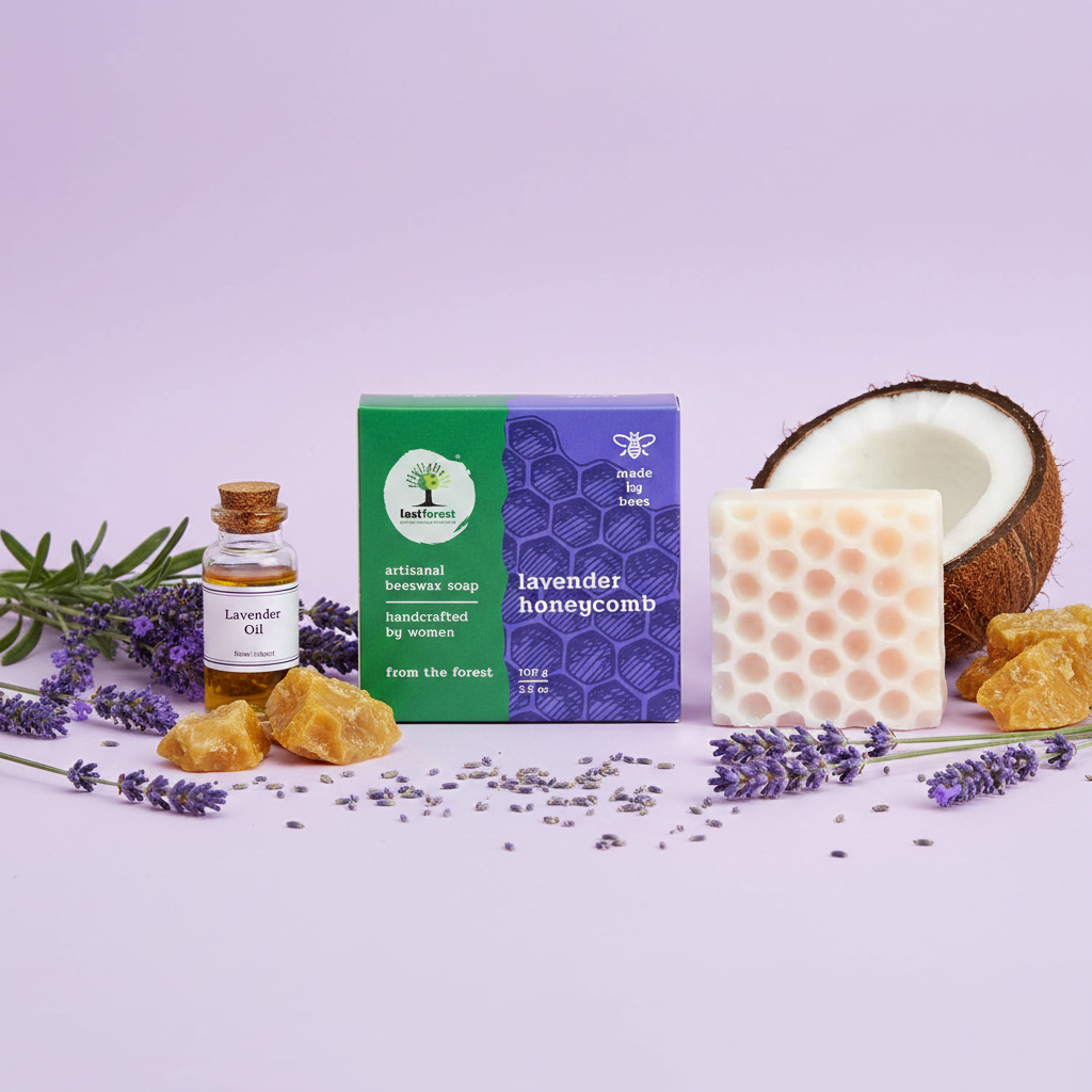 Lavender Honeycomb Soap - Alpine Haze