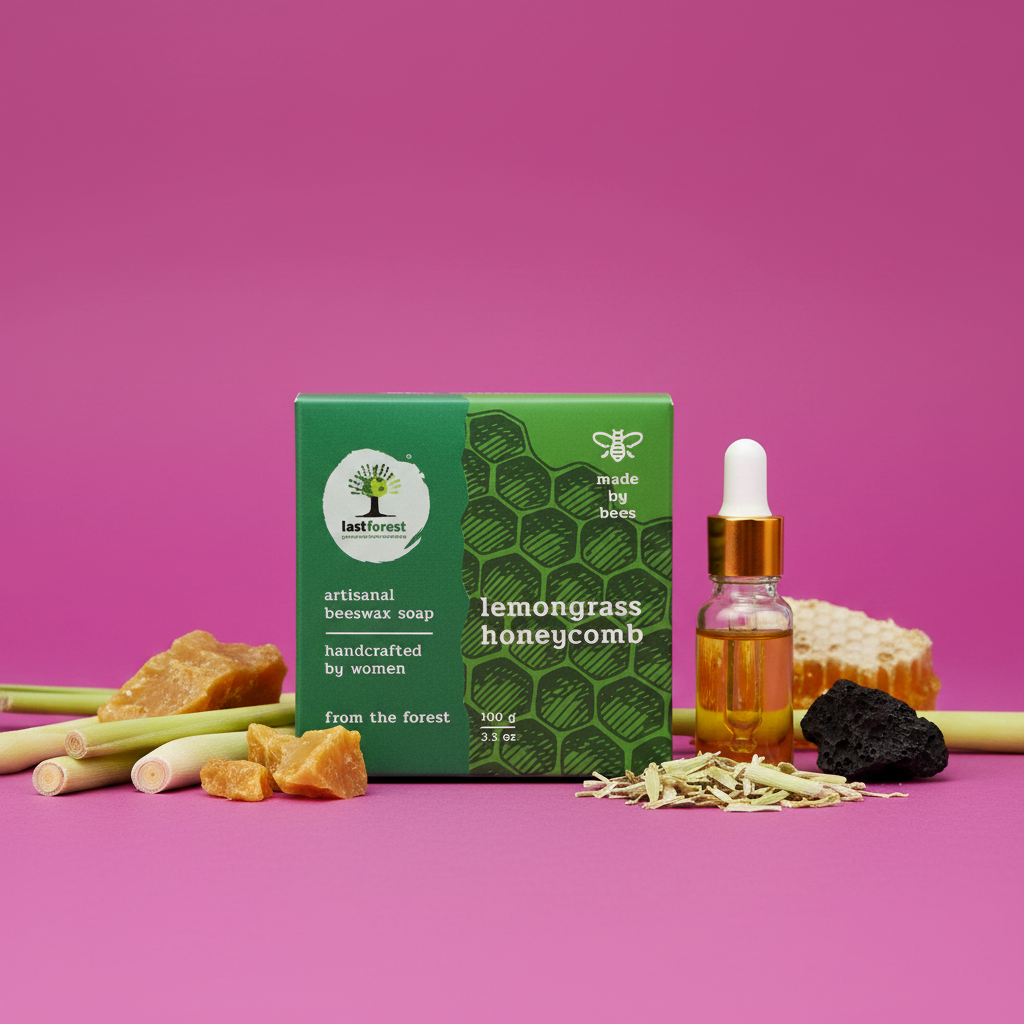 Lemongrass Honeycomb Soap - Dusk Sky